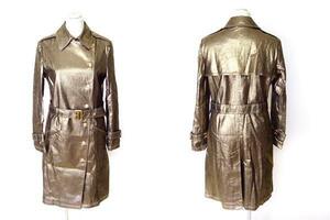 JC de CASTELBAJAC Castelbajac одежда женский длинное пальто Gold размер :44 6772/7609