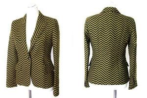 JC de CASTELBAJAC Castelbajac apparel lady's jacket green size :42 6700/7620
