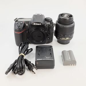 Nikon ニコン D300 + AF-S NIKKOR 18-55mm3.5-5.6G 一眼レフデジタルカメラ、レンズセット