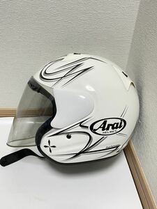  美品Arai アライ ジェットヘルメット SZF 55-56cmサイズ 美品