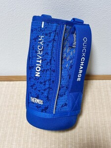 サーモス スポーツボトル FHT-801F ハンディポーチ 水筒カバー 水筒ケース THERMOS ブルーシルバー