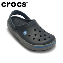 22cm クロックス crocs Crocband II Ⅱ CLOG クロックバンド 2.0 サンダル チャコール ライトグレー M4W6 新品_画像3