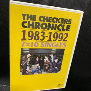 THE CHECKERS CHRONICLE 1983-1992 7×10 SINGLES DVD チェッカーズ 藤井フミヤ