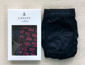 26日迄!LANVIN en Bleu&BROS ボクサーパンツ Mサイズ 2枚セット