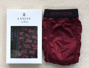 LANVIN en Bleu&BROS ボクサーパンツ Mサイズ 2枚セット