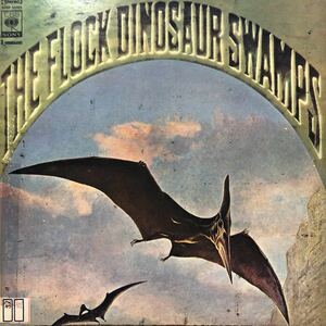 Y LP ザ・フロック The Flock 恐竜の棲む沼 Dinosaur Swamps 見開きジャケット レコード 5点以上落札で送料無料