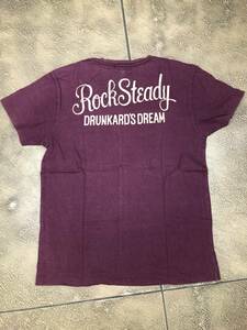 ★WACKO MARIA ワコマリア Rock Steady 半袖 Tシャツ ワインレッド サイズM 正規 ロックステディ GUILTY PARTIES