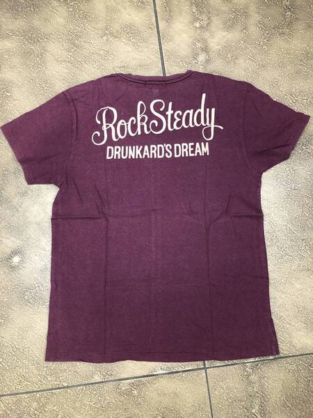 ★WACKO MARIA ワコマリア Rock Steady 半袖 Tシャツ ワインレッド サイズM 正規 ロックステディ GUILTY PARTIES