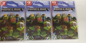 マインクラフト Minecraft Switch ソフト 3本セット 新品未開封