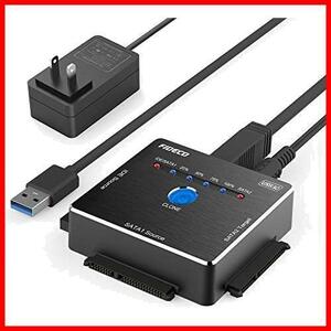 FIDECO SATA/IDE 変換アダプタ オフラインクローン HDDコンバーター USB3.0ハードドライブ 最大16TB 2.5/3.5/5.25インチ SATAI/II/III
