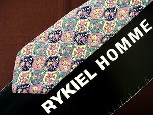 !23610C! superior article [ flower plant small floral print ] Sonia Rykiel [RYKIEL] necktie 