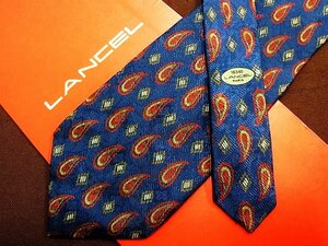 ♪24178C♪良品【ペイズリー 柄】ランセル【LANCEL】ネクタイ