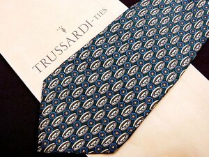!24183C! superior article [ tableware floral print ] Trussardi [TRUSSARDI] necktie 