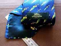 ♪22116D♪状態並品【かさ 傘 柄】ロンシャン【LONGCHAMP】ネクタイ_画像2