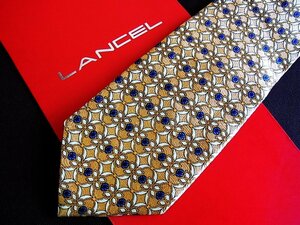 ♪8976C♪良品【花 小花 模様 柄】ランセル 【LANCEL】ネクタイ