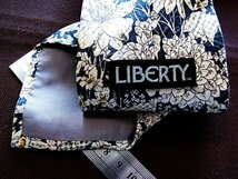 ♪8587C♪良品【花 植物 柄】リバティー【LIBERTY】ネクタイ_画像2