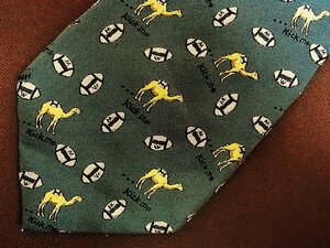 !3478D! condition staple product [ rugby ball camel pattern ] Moschino [MOSCHINO] necktie 