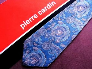 ♪20842C♪良品【刺繍 ペイズリー 柄】ピエールカルダン【pierre cardin】ネクタイ