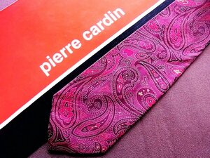 ♪20840C♪良品【刺繍 ペイズリー 柄】ピエールカルダン【pierre cardin】ネクタイ