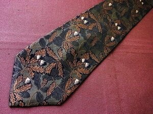 !20199C! superior article [ animal . chestnut acorn leaf .. pattern ] Durban [D'URBAN] necktie 