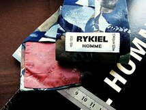 ♪22302D♪状態並品【植物 花 柄】ソニアリキエル【RYKIEL HOMME】ネクタイ_画像2