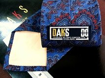 ♪6570C♪良品【ペイズリー 柄】 ダックス【DAKS】ネクタイ_画像2