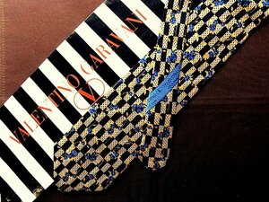 !0004S! new goods [ flower plant check pattern ] Valentino [VALENTINO] necktie 