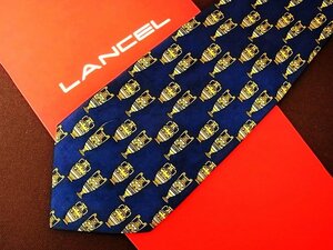 ♪3953D♪状態並品【壷 装飾 瓶 柄】ランセル【LANCEL】ネクタイ