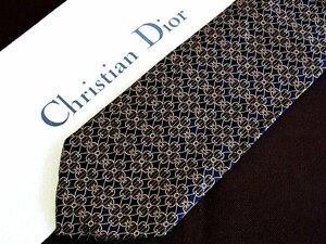 ♪9045C♪良品【花 装飾 総柄】ディオール【Christian Dior】ネクタイ
