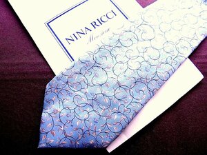 !9614D! condition staple product [ flower petal plant pattern ] Nina Ricci [NINA RICCI] necktie 