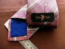 ♪9545D♪状態並品【馬 うま 乗馬 ポロ 総ロゴ 柄】ポロ クラブ【POLO CLUB】ネクタイ_画像1