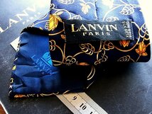 ♪今週の特売980円～♪0789♪状態並品【LANVIN】ランバン 【花 葉っぱ 柄】ネクタイ♪_画像2