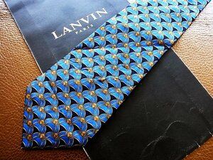 ♪今週の特売980円～♪0805♪状態並品【LANVIN】ランバン 【装飾 柄】ネクタイ♪