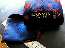 ♪今週の特売980円～♪0798♪状態並品【LANVIN】ランバン 【花 柄】ネクタイ♪_画像2