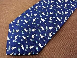 !25036D! condition staple product [ cat floral print ] Valentino [STEFANO VALENTINO] necktie 