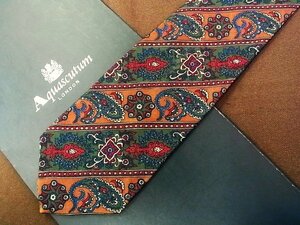 !25066D! condition staple product [peiz Lee pattern ] Aquascutum [Aquascutum] necktie 