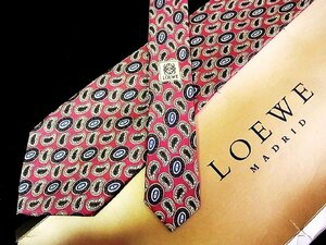 ! сейчас неделя. распродажа 980 иен ~!0418! состояние товар среднего качества [LOEWE] Loewe [peiz Lee рисунок ] галстук!