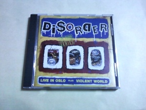 Disorder ‐ Live In Oslo/Violent World☆Chaos UK Electro Hippies Oi Polloi Amebix Discharge Extreme Noise Terror 