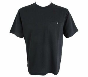 【durini】McGREGOR マックレガー 50%OFF!ジャガードカノコクルー Tシャツ 半袖 胸ポケット 抗菌防臭 インナー 父の日/ブラック/L