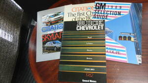 1982 Buick / Chevrolet catalog . extra 3 point that time thing 