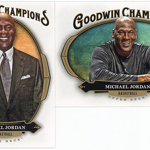 BULLS△ジョーダンMICHAEL JORDAN/2020 UPPER DECK GOODWIN CHAMPIONS 2種!の画像1