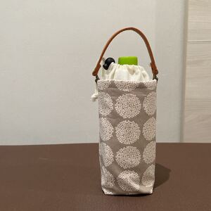 保冷 ペットボトルホルダー ペットボトルカバー あじさい ハンドメイド エコバッグ