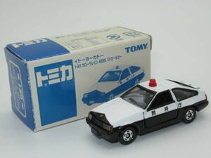 L 15-6 トミカ TOMICA TOMY イトーヨーカドー トヨタ カローラ レビン AE86 パトロールカー 1/61 箱付 パトカー ミニカー コレクション