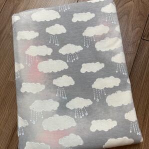 maple and a fabric スムースニット cloud 雲柄