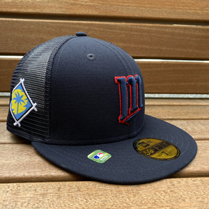 USA正規品 【7】 限定 NEWERA ニューエラ 59FIFTY スプリングトレーニング メッシュ キャップ SPRING TRAINING ツインズ Twins 紺