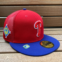 USA正規品 【7.1/4】 限定 NEWERA ニューエラ 59FIFTY スプリングトレーニング メッシュキャップ SPRING TRAINING フィリーズ Phillies_画像1