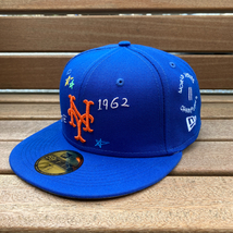 激レア USA限定 【7.3/8】 NEWERA ニューエラ 59FIFTY ニューヨーク メッツ NY Mets スクリブル Scribble 落書き MLB ワールドシリーズ_画像2