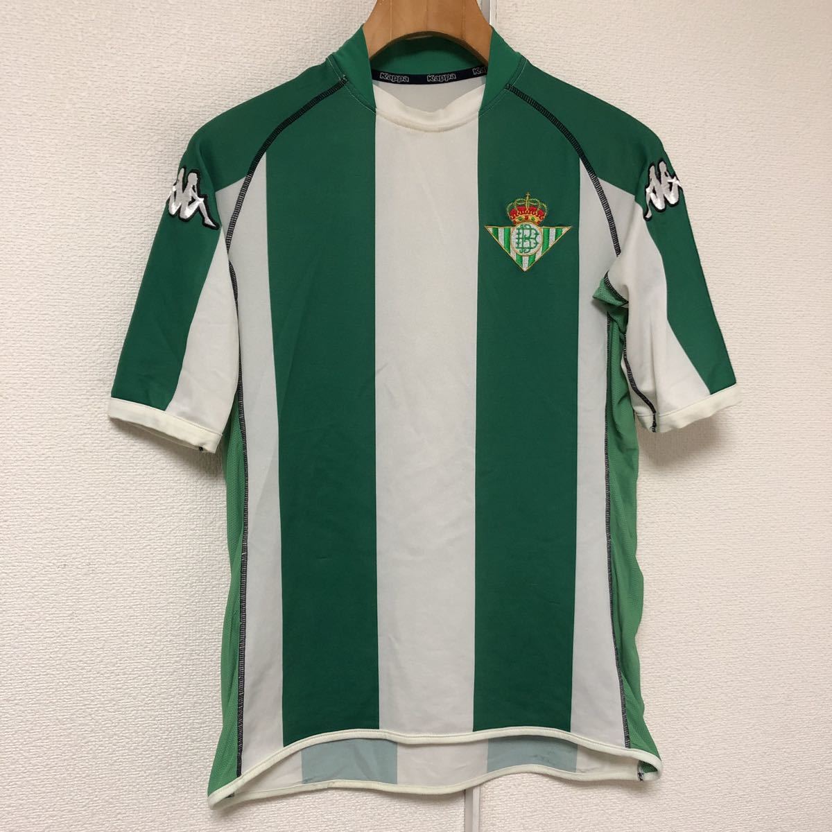 32 割引 正規販売店 ベティス ユニフォーム 00 02 L Kappa ウェア サッカー フットサル Solcaloja Med Ec