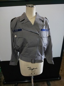 ◆新品未使用！ブルゾン 2L/LLサイズ【PG-10】グレー レディース 制服女性用　警備　仮装コスプレにも【I0829A3】