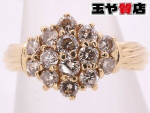  diamond 0.50ctte The Yinling g11 number K18YG yellow gold 